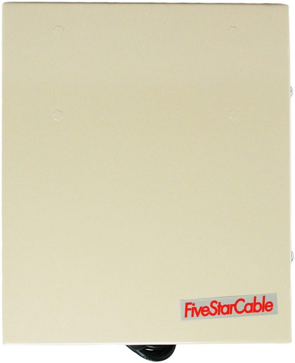 FiveStarCable 8 Channel Output 12 V DC CCTV Distributed Power Supply Box for Security Camera