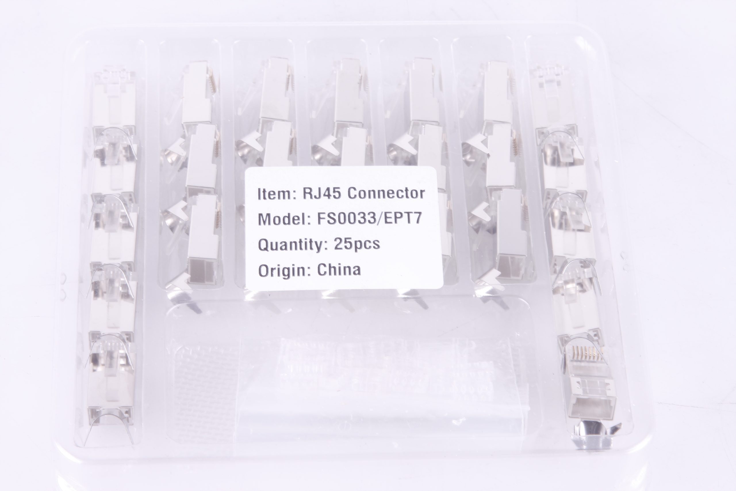 Cat6a CAT7 Metal Shielded RJ45 Plug Connector FTP 8P8C Modular Network Plug Connector 25 Set (Wire Hole 1.45mm/0.057) - Image 6