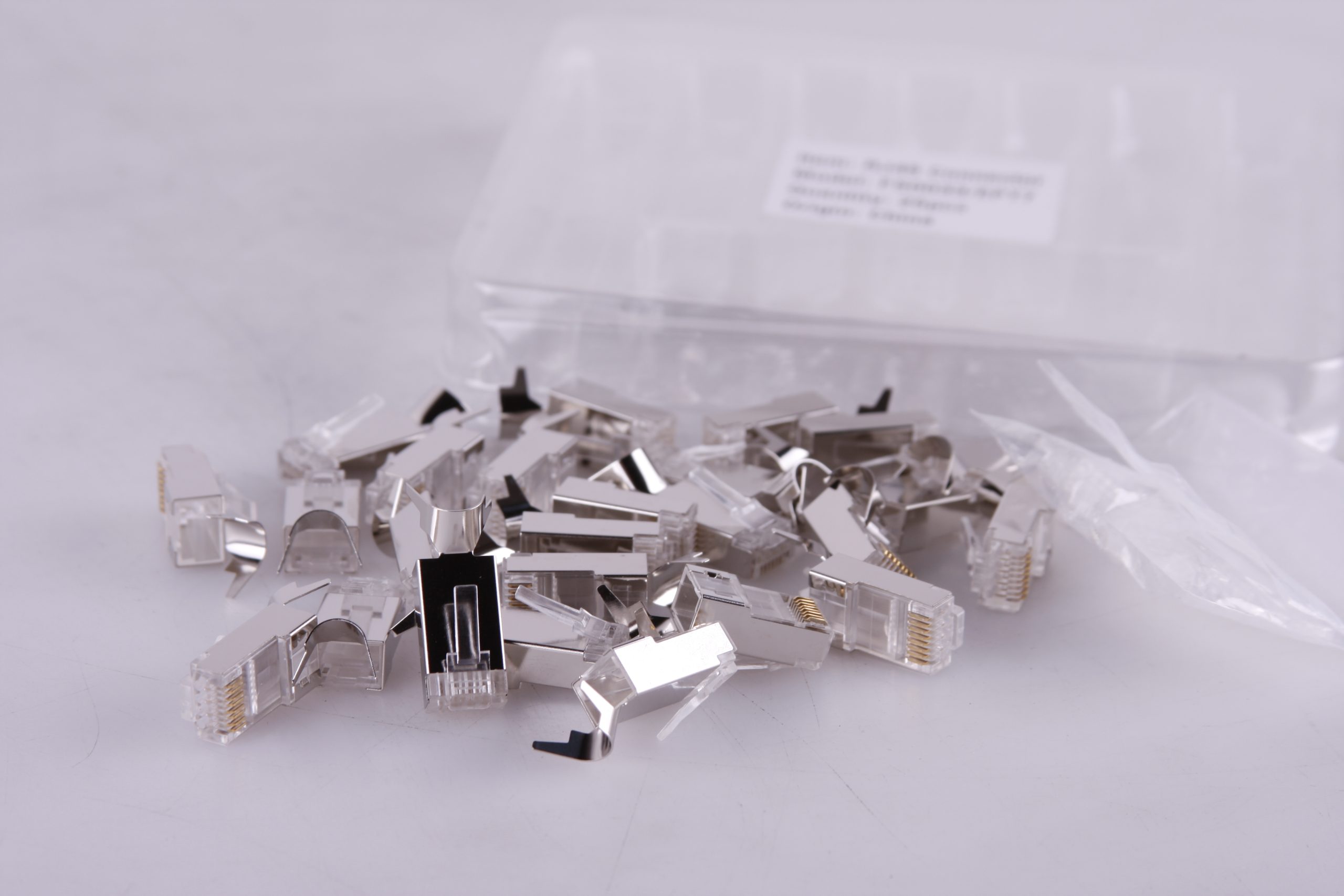 Cat6a CAT7 Metal Shielded RJ45 Plug Connector FTP 8P8C Modular Network Plug Connector 25 Set (Wire Hole 1.45mm/0.057) - Image 5